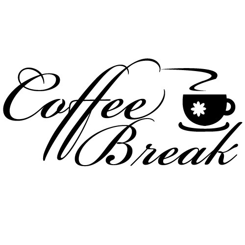 Sticker coffee break WLT120