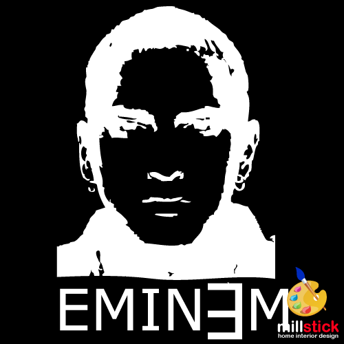 Sablon de perete Eminem SLCB11