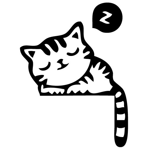 Sticker intrerupator pisicuta WLI006