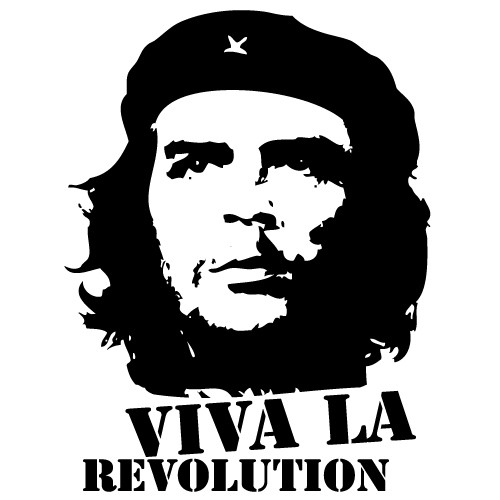 Che Guevara autocolant perete
