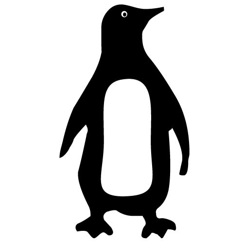 Sticker pinguin WCAC13