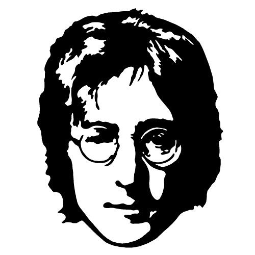 Sticker John Lennon WLCB24