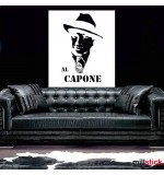 autocolant de perete Al Capone 