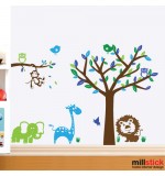Sticker animale si copac WCA841