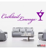 Sticker cocktail lounge WLT118