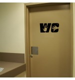 Sticker wc WSI021