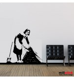 Wall sticker maid Banksy WLBS05