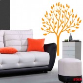 autocolant decorativ copac cu frunze