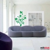 sticker de perete floare abstracta
