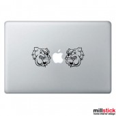 Sticker laptop bulldog WL0021