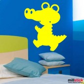autocolant de perete crocodil