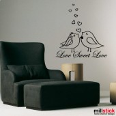 wallsticker decorativ love sweet love