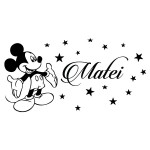 Sticker nume pentru copii Mickey Mouse WCNC27