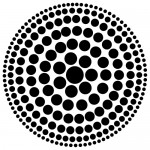 Sticker cerc de cercuri WLR014