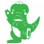 Sticker crocodil WCA202
