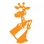 Sticker girafa WCA125