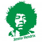 Sticker Jimmy Hendrix WLCB15