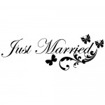Sticker just married WLES11
