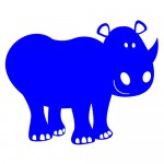 Sticker rinocer WCA323