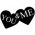 Sticker you and me WLES21
