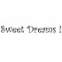 Wall sticker sweet dreams WLT224