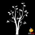 Sablon copac cu frunze SLC202