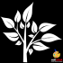 Sablon copac cu frunze SLC207
