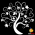 Sablon copac cu frunze SLC313