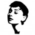 Sticker Audrey Hepburn WLCB25