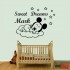 Sticker nume pentru copil Mickey Mouse WCNC30