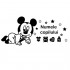 Sticker nume pentru copii Mickey Mouse WCNC52