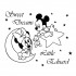 Sticker nume pentru copil Mickey si Minnie Mouse WCNC38