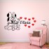 Sticker nume copil Minnie Mouse WCNC35