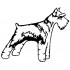 Sticker caine fox terrier WCC018