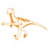 Sticker dinozaur WCD021