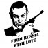 Sticker James Bond WLCB13