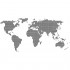 Sticker harta lumii din cercuri WLL134
