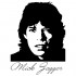 autocolant de perete Mick Jagger