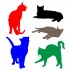 Sticker pisici WCAC14